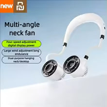 Xiaomi Youpin Portable Neck Fan – USB Rechargeable, Double-Head,