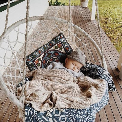 Macrame Hanging Hammock Chair – Boho Style