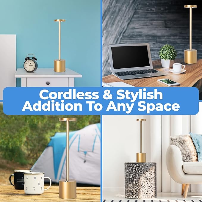 Rechargeable LED Table Lamp – Modern & Portable